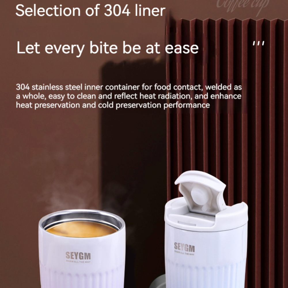 500 ml Portable Coffee Mug Stainless Steel 